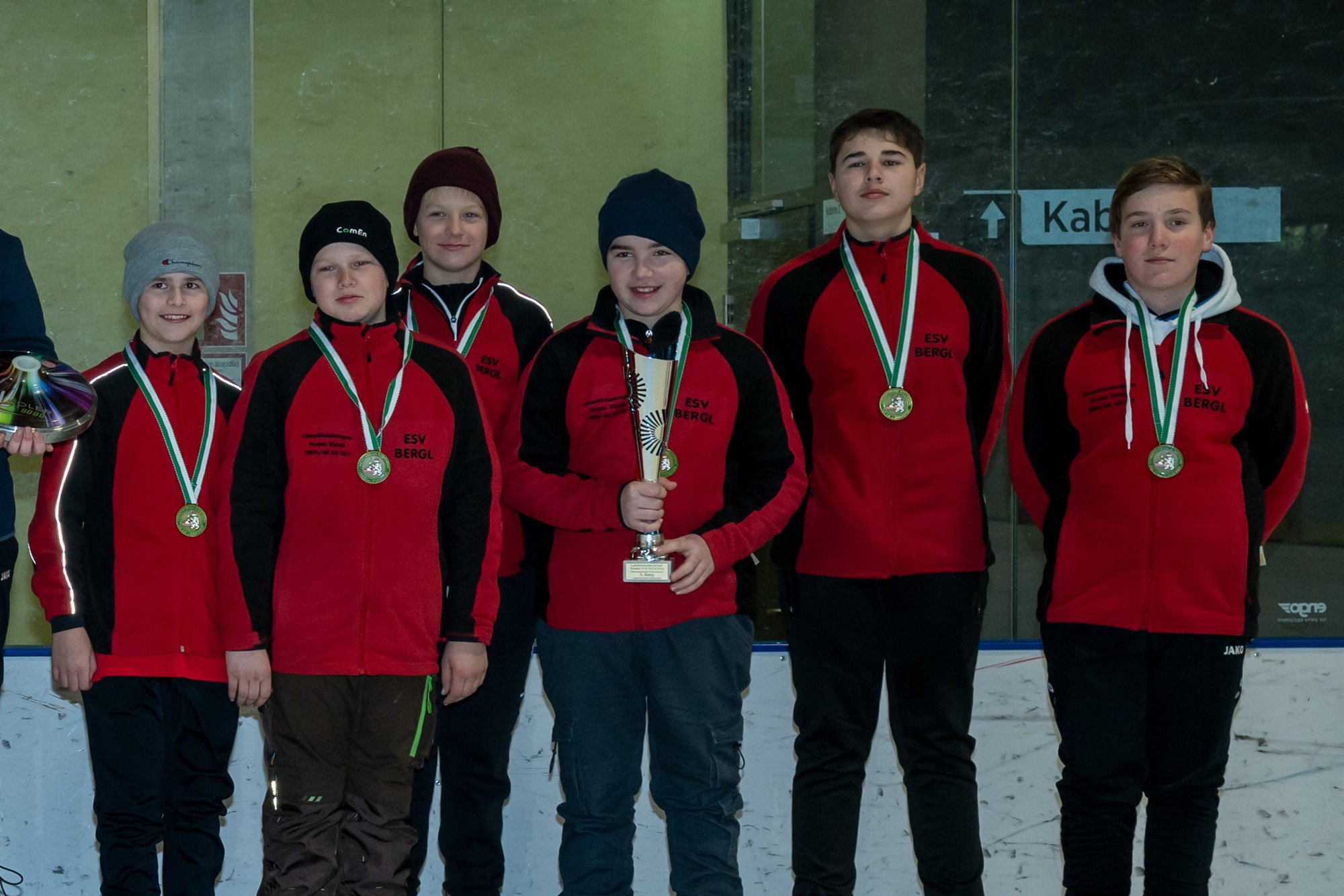 Die Jungen Eisstocksportler des ESV Jupp Krottendorf sind Landesmeister