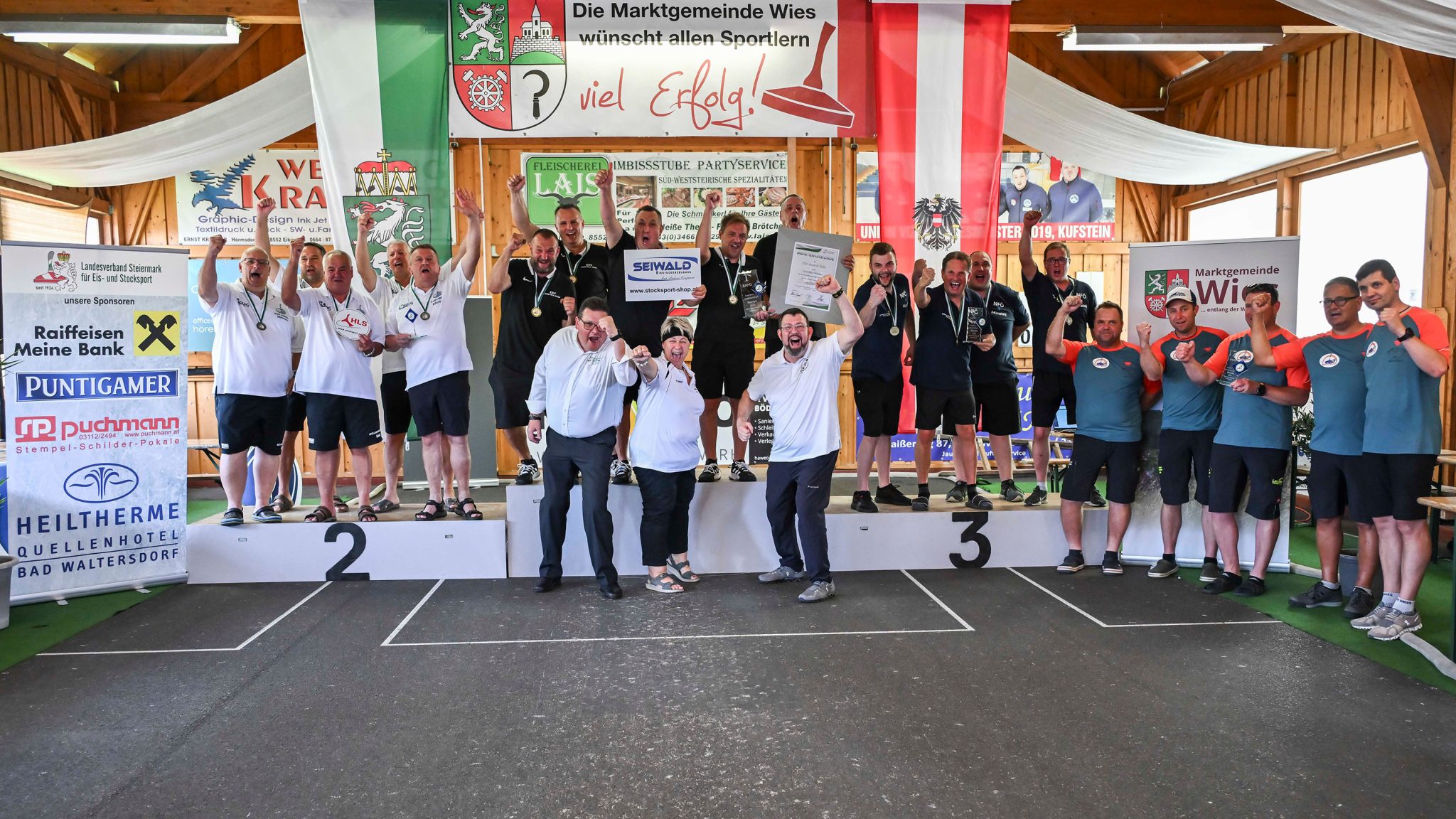 Der ESV Austria Graz ist Landesmeister der Herren im Stocksport
